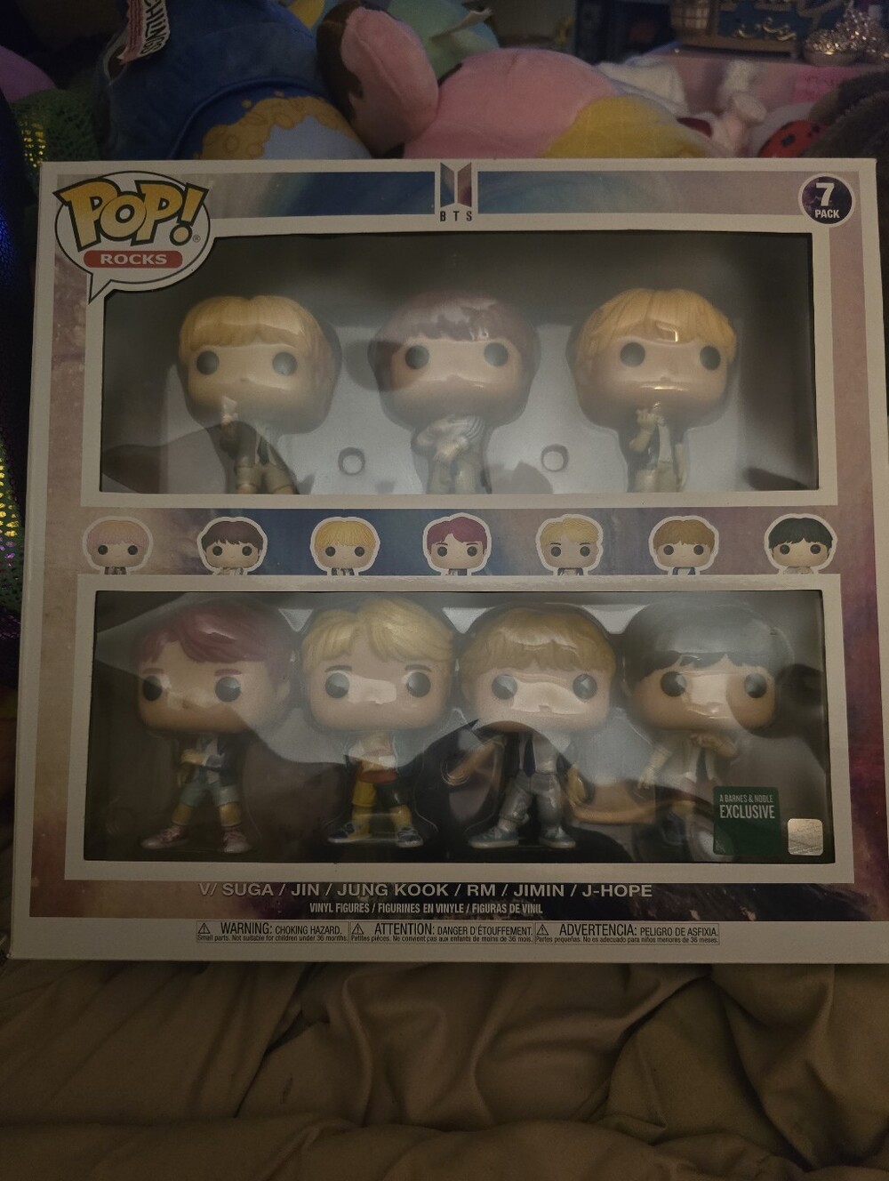 BTS Funko Pop Rocks Barnes and Noble Exclusive